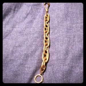 Henri Bender rose gold link bracelet